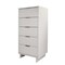 Manhattan Comfort Granville White 5-Drawer Tall Dresser and 3-Drawer Standard Dresser, Set of 2 GRAN011 - alternate 3